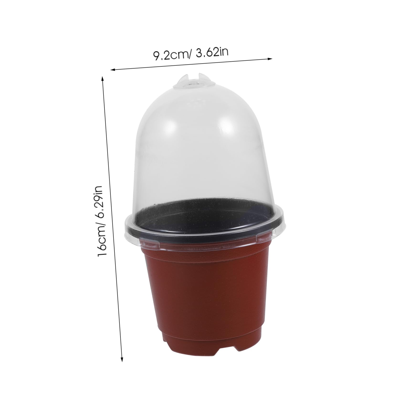 YARNOW 20 Juegos Maceta de jardín macetas para Plantas plantador Maceta de jardineria macetas de vivero de Flores guardería Olla de galón Lavabo al Aire envase