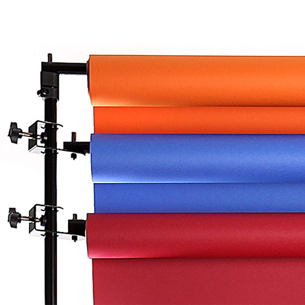Savage Polevault Supporto Multiplo per Sfondo Fotografico, 4 Barre Trasversali Incluse per Multipli Sfondi, Sfondi per Servizi Fotografici, Accessori per La Fotografia, Nero Opaco