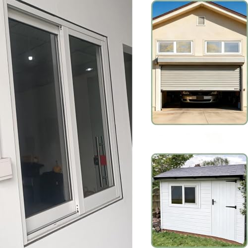 Ventana deslizante de aluminio para baño pequeño y cerramiento de RV o sótano 3