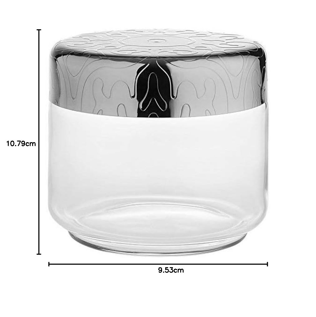 Alessi MW21/50 Pot Hermétique avec Couvercle Verre 50 cl