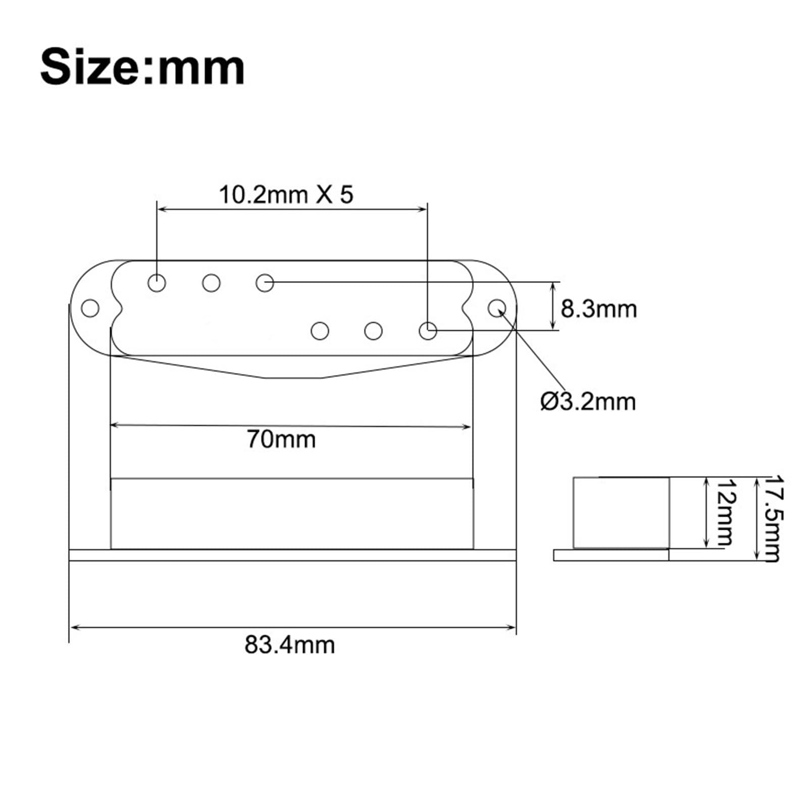 Rofesjonalnych Przetwornik Do Gitary Elektrycznej Mini Humbucker Do Gitary Elektrycznej