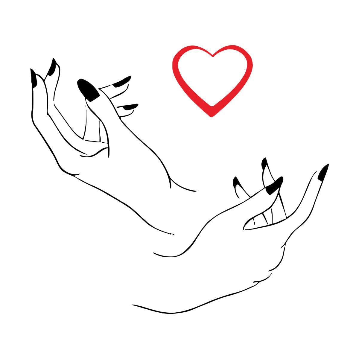 Nail Salon Sign Logo Wall Window Decal Sticker Nails Manicure Pedicure Beauty Salon Decoration Stickers Art Poster Girls Large - 67x75cm