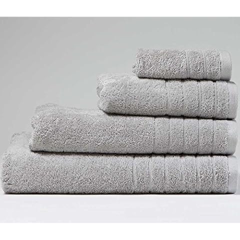Luxury linenHall 650gsm Plain Silver Grey Bath Sheet (SEE SIZE OPTIONS) Cover