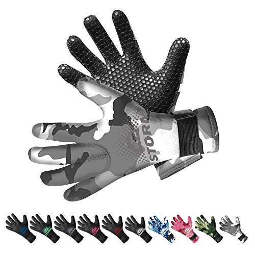 BPS 3mm Neoprene Water Gloves with Anti-Slip Rubber Palm - Water Gloves