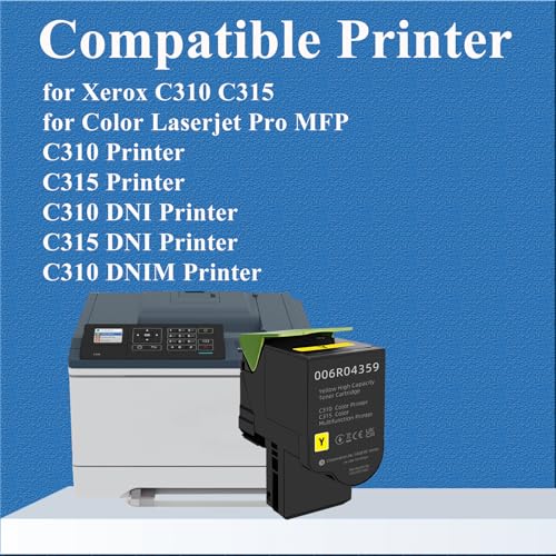 Toner Jaune Compatible Xerox C310 C315 pour LaserJet Pro MFP