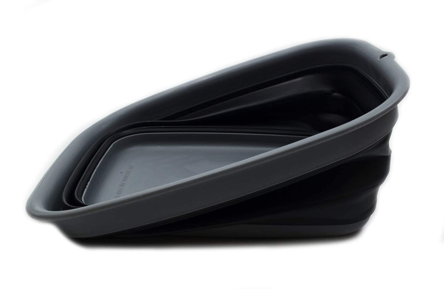 SAMMART, Vaschetta per i piatti pieghevole, lavello portatile, in plastica, salvaspazio