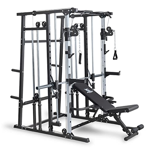 ANYTHING SPORTS Heavy Duty Smith Machine with Cable Crossovers
