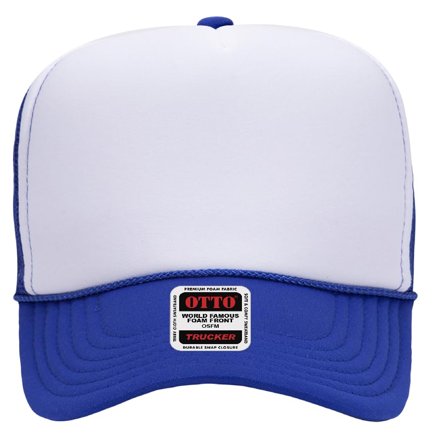 Image of Otto Cap 5-Panel High Crown Mesh Back Trucker Hat