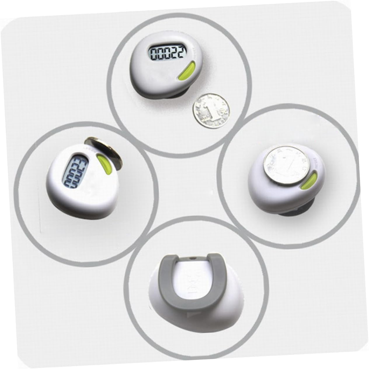 Heart Shaped Sports Pedometer Compact Precise Step Counter Fitness Gadget for Men Women for Active Lifestyles