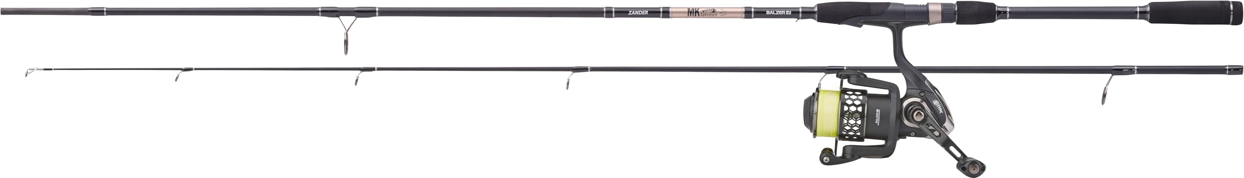 Balzer MK Adventure Combo Barsch/Zander Rute Rolle Schnur Angelset