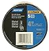 Norton-Saint Gobain Abrasives 03987 Metal A AO Type 01/41 Right Angle Cut-Off Wheel For Hard/Soft Steels Cuttings, Aluminum Oxide, 5/8" Arbor Hole, Max 15280RPM, 4" Diameter x .040" Thick, 5-Pack