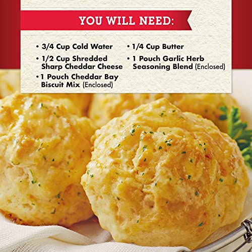 Red Lobster Cheddar Bay Biscuit Mix, 11.36 Oz Boxes (Pack Of 2) With By The Cup Metal Measuring Spoons #TOP5