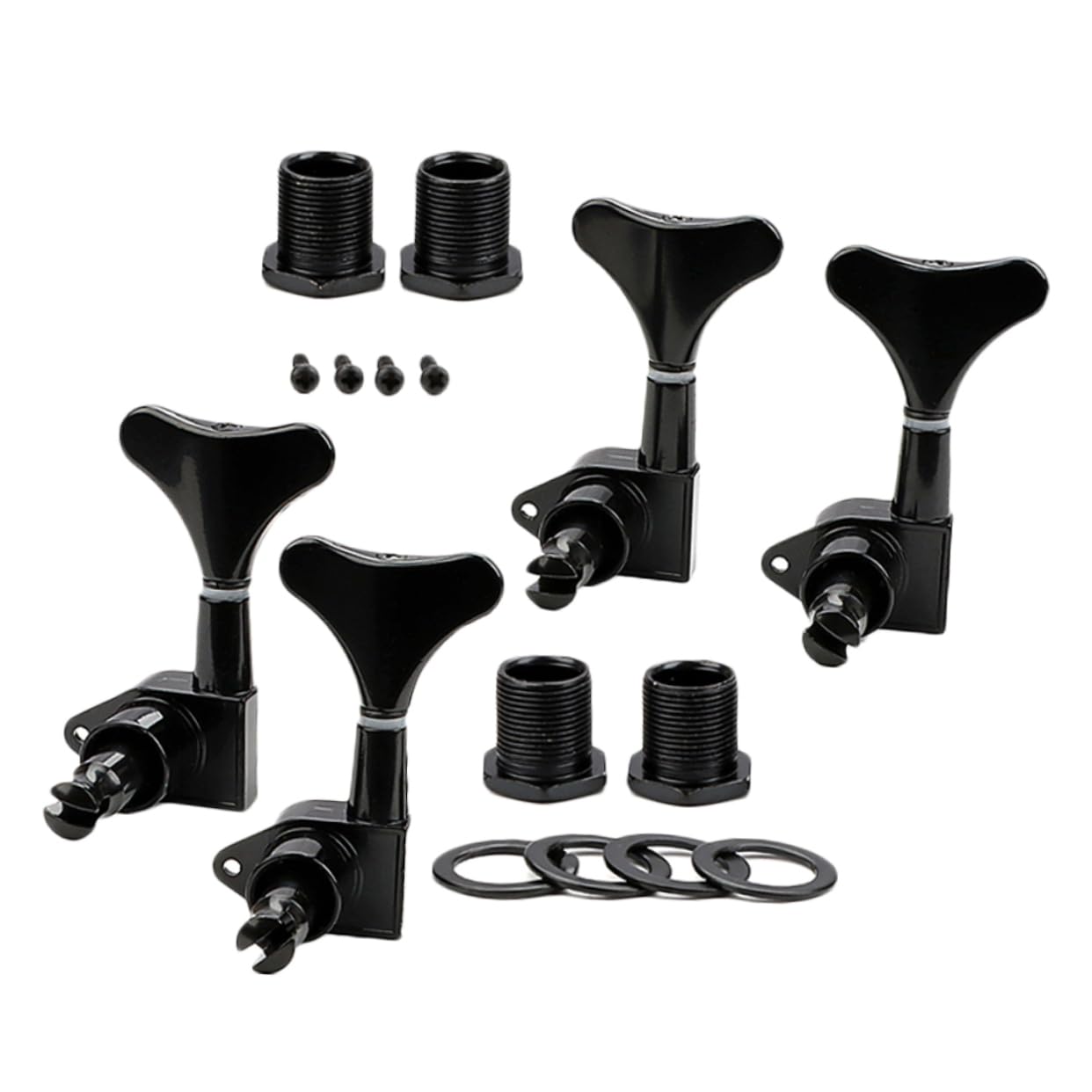 ERINGOGO Professional Bass Tuning Key 4 Pack Classic Bass Tuners Replacement Tuning Pegs Easy Install Replace