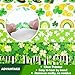 NIKOMIE 12 Rolls St. Patrick's Day Washi Tape Set, Green Orange Holiday Shamrock Decorative Tape Irish Lucky Clover Plaid Masking Tape for Journaling Supplies, Scrapbooking, Planner, DIY Arts & Crafts