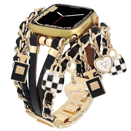 REALSIGN �{�[�z�[���U�[�o���h Apple Watch 46 49 45 44 42mm ���f�B�[�X ���O���\�ȃy���_���g�t���X�^�C���b�V���ȃu���X���b�g ���j�[�N�ȃ`���[���X�g���b�v iWatch Series 10 9 8 7 6 5 4 