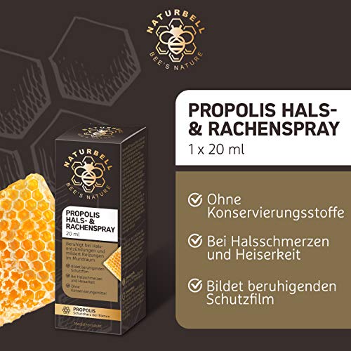 Naturbell Propolis Halsspray für Hals und Rachen