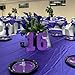 TONIFUL 7.8 Inch Purple Glitter Number 9 Wooden Table Centerpiece Purple Birthday Party Decorations,Digit 9 for Birthday,Chrismas,Graduation,Halloween,New Year,Anniversary Party Supplies(1 Pack)