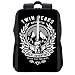 Produktbild Twin Peaks Enjoy The Curtains Rucksack Daypack Bookbag Laptop Schultasche mit USB-Ladeanschluss
