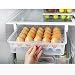 Mia home 30-Eggs Storage Organizer for Kitchen Refrigerator, Egg Tray, Egg Storage for Fridge, Pull out basket Organizer