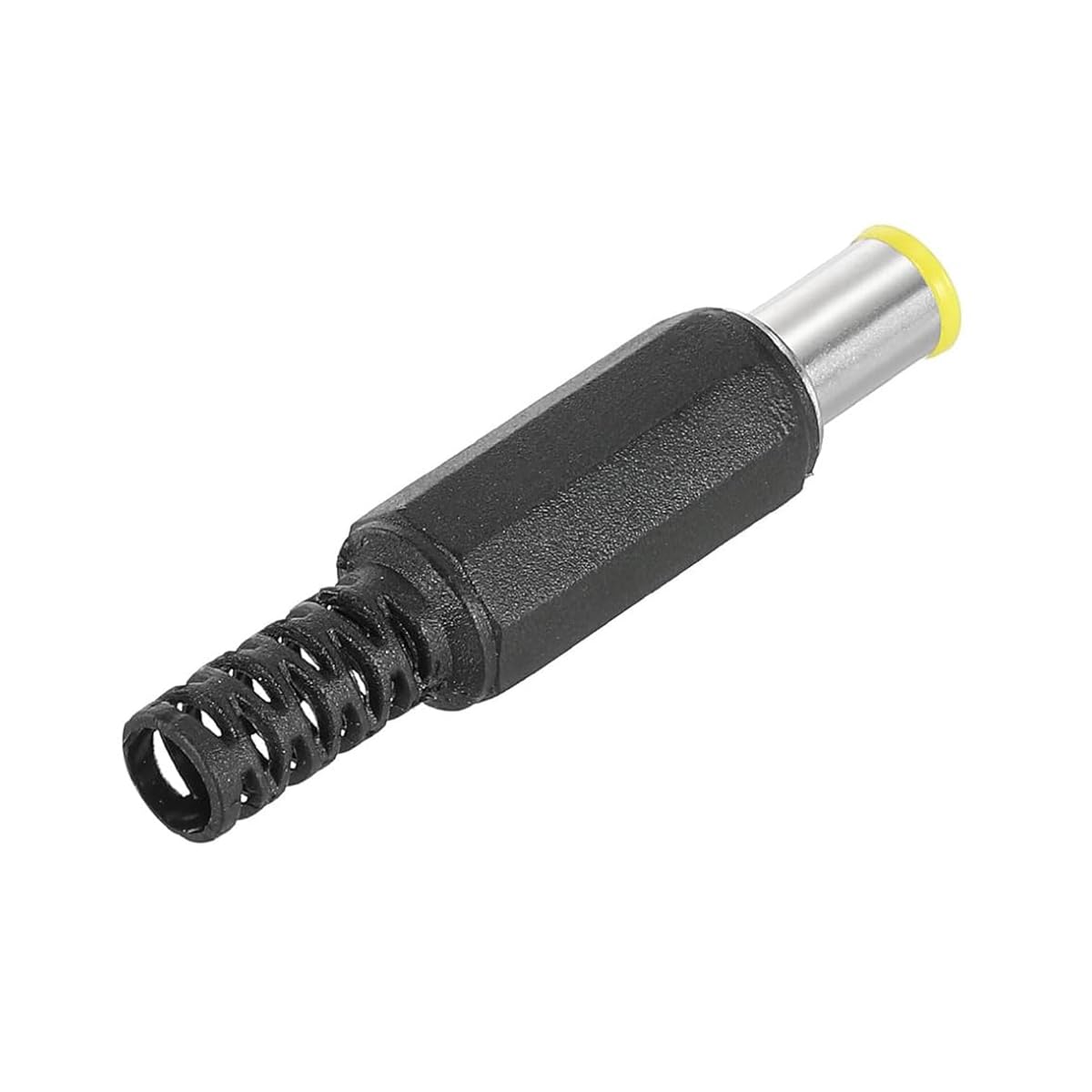 Conector macho CC de 6,0 x 4,4 mm, conector de soldadura macho de 6,0 mm x 4,4 mm, enchufe de alimentación CC, adaptador de conector de barril DIY