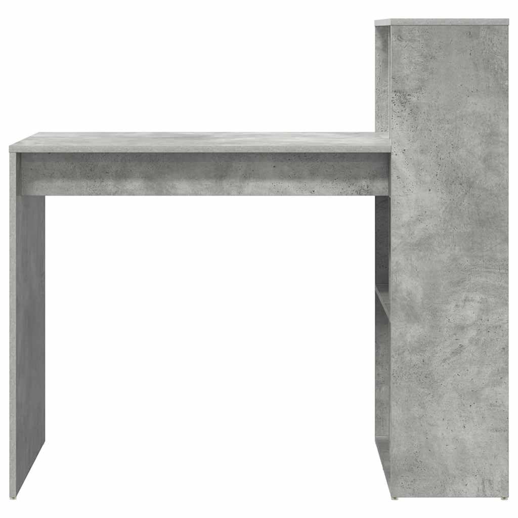 Biurko Szary Cement Drewniany Inżynieria 108 x 55 x 103,5 cm do komputera
