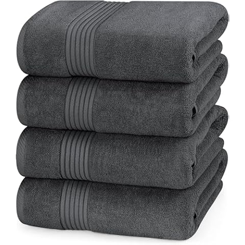 Utopia Towels 4 Piece Luxury Bath Towels Set Cover