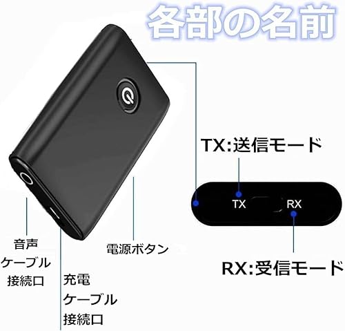 WIWIUXY Bluetooth5.2トランスミッター レシーバー B10S の商品画像 2