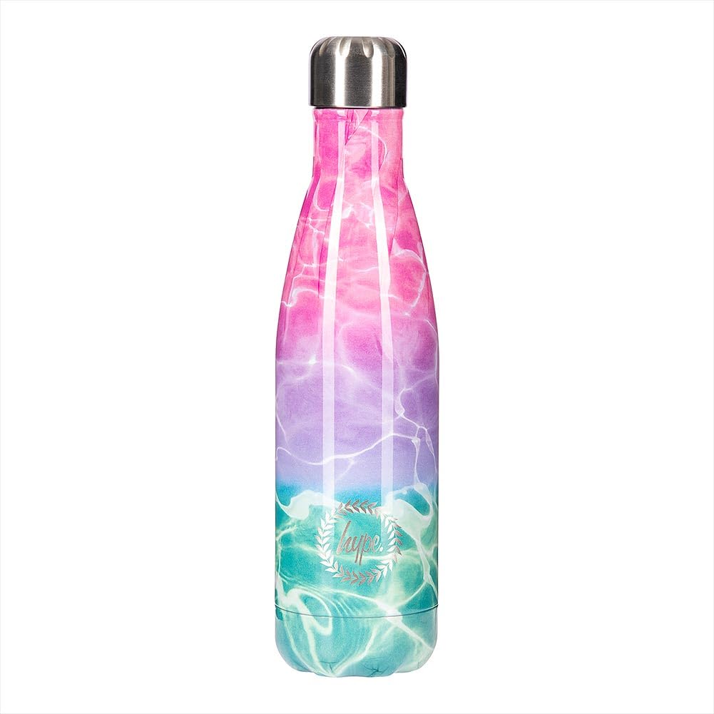 hype Pastel Pool Thermal Water Bottle (One Size) (Pink/Blue/Purple)