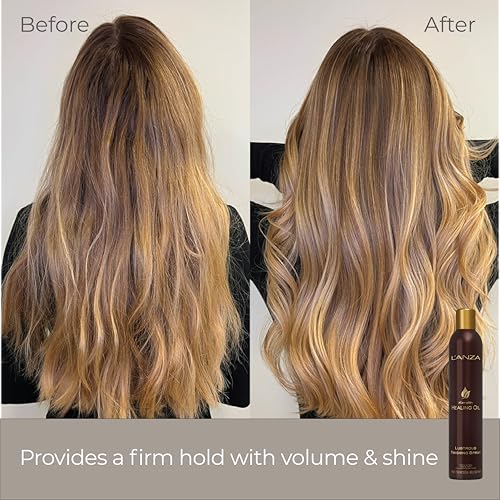 4. Bild von L'ANZA Keratin Kur, Haaröl-Spray für Glanz und Volumen, versorgt das Haar von der Wurzel bis in die Spitzen mit Feuchtigkeit, bändigt Frizz und verleiht Glanz (350 ml) 350 ml (1er Pack)