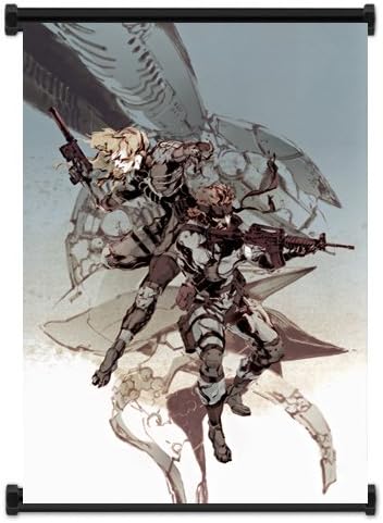 Metal Gear Solid 2 Sons of Liberty Game Fabric Poster (16"x24") Inches