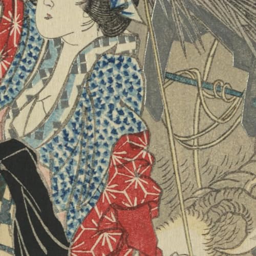 Tableau Fine Art Oharame Hokusai avec cadre haut de gamme assemblé main - 6