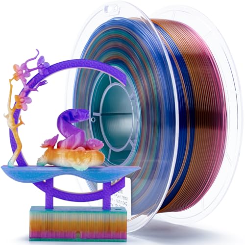 Filament ZIRO PLA  Tęczowy Przezroczysty (RAINBOW TRANSPARENT)