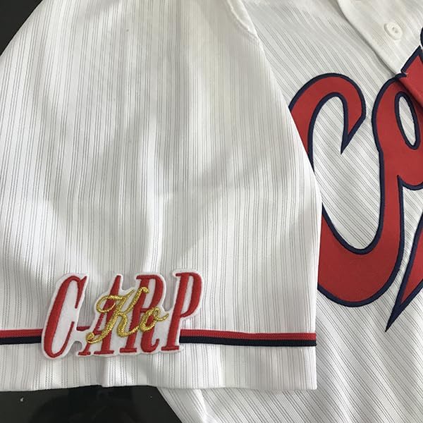 広島 カープ 刺繍ワッペン carp 下水流 ko 白/下水流昂/carp/応援/刺繍/ユニホーム