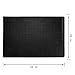 Bulkniu Cat Litter Box Mat: Easy Clean Cat Litter Mat for Floor, Cute Cat Litter Trapping Mat (15 * 24in-Black-1)