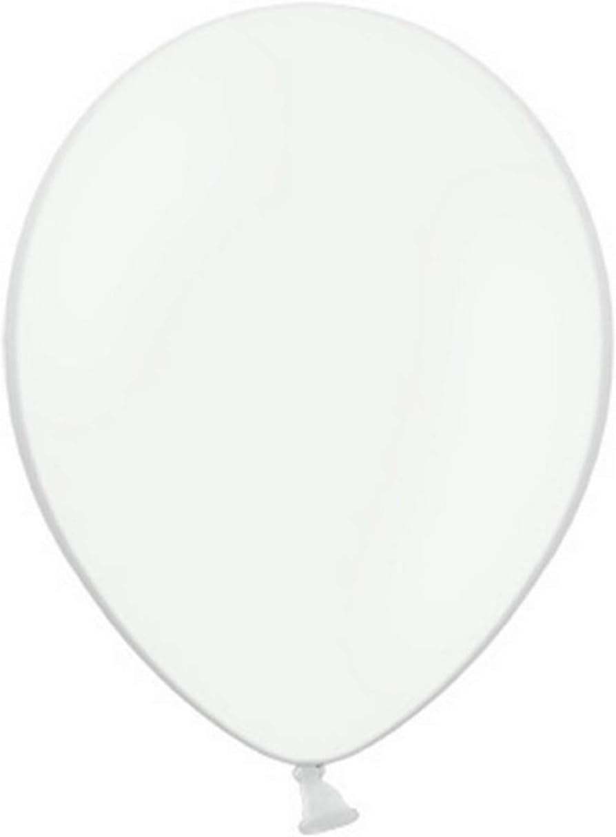 Belbal 12 Inch Pastel Clear Balloons (Pack of 100) (One