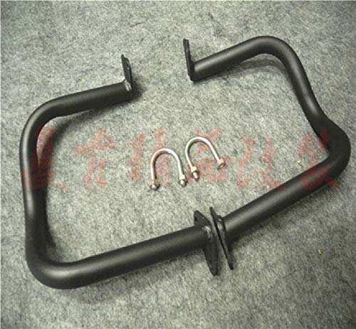 DE.SOUL Engine Guard Crash Highway Protector Bars for Honda CB400SS Chrome/Black (Matt Black)