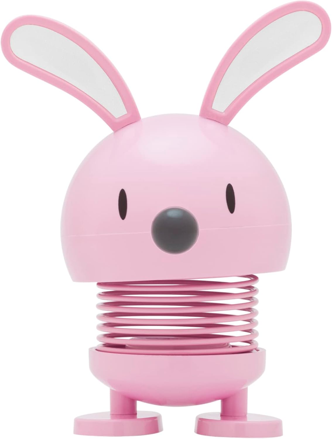 Hoptimist Animal Bunny Small Pink/Light Red Figurine, Easter Decor, 3.5 in Tall