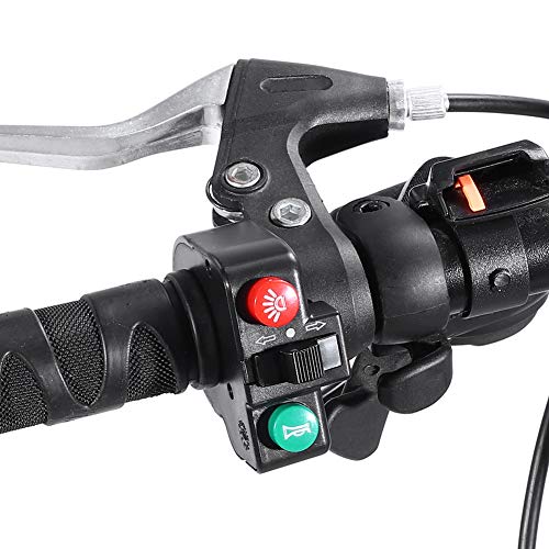 Interruttore bici, 3 in 1 Avvisatore acustico