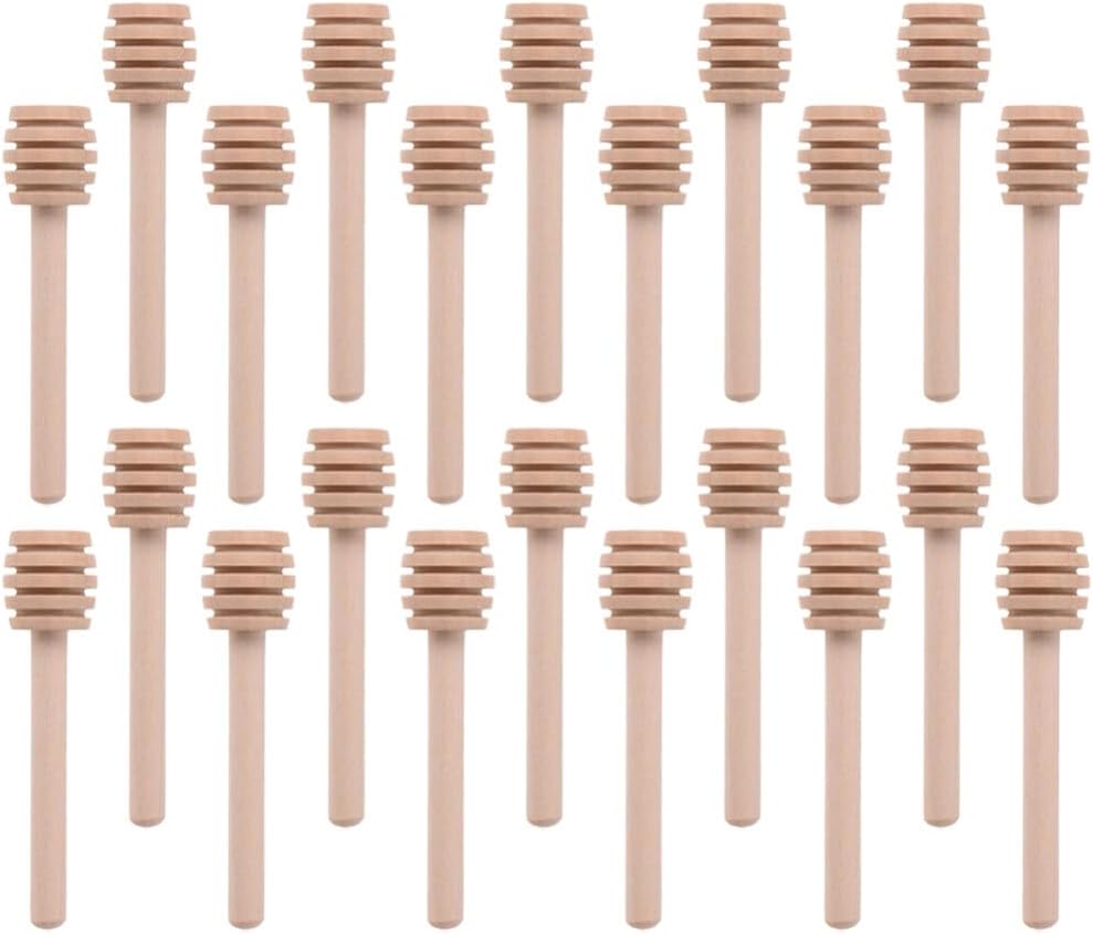 40pcs Wooden Honey Dipper Stir Sticks for Kitchen and Daily Use image 3