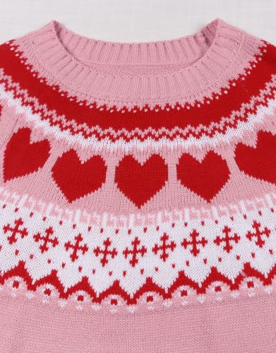 Image of Womens Halloween Knit Sweaters Long Sleeve Crew Neck Fair Isle Pullover