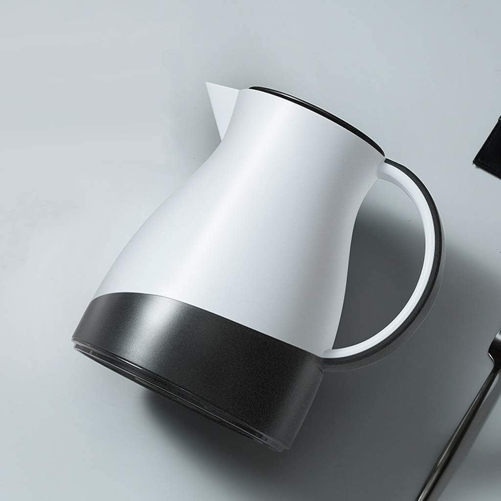 Two-color Tea Bottle, Household Kettle, Insulation Large Capacity European Kettle Pot Insulation Pot(white-Dinosaur Doodle4)