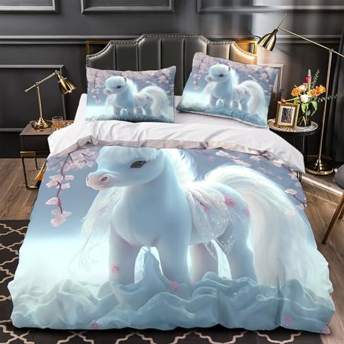 Housse de couette hypoallergénique en microfibre douce 3 pièces - 2