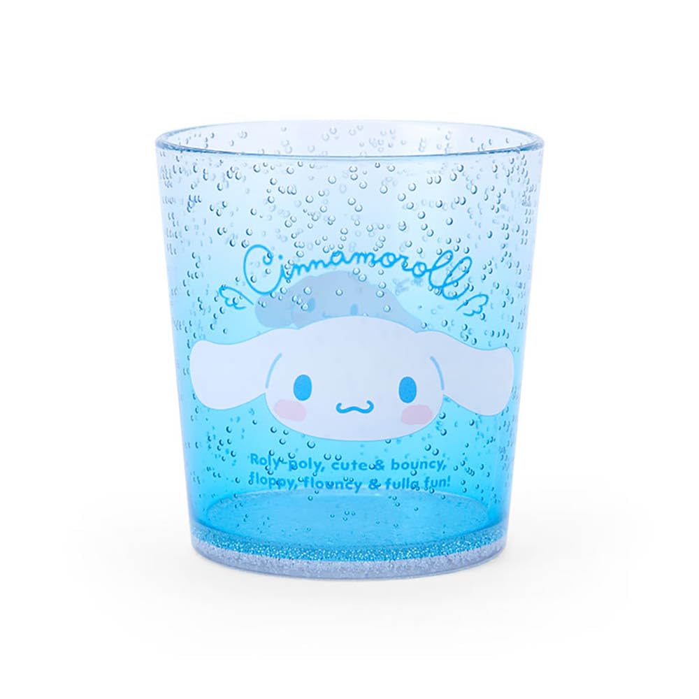 Sanrio Cinnamoroll Clear Tumbler 10oz Bubble Design Plastic Cup Japan