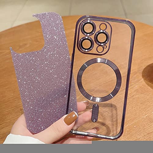 Funda iPhone 13 Pro ALLUPS de lujo electrochapada con parachoques suave reforzado 2