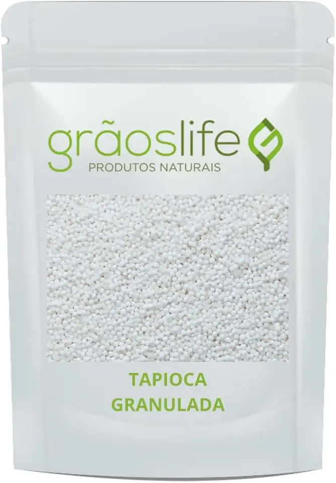 Tapioca Granulada 500gr - Grãos Life