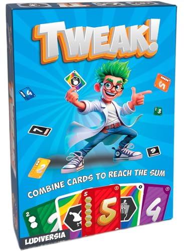 Tweak [L] El Juego de Cartas Que arrasa en Redes sociales | Diversión, emoción y Estrategia | Regalo Ideal para niños y Adultos, Cumpleaños, Navidad y Reyes | Juegos de Mesa Familiares y educativos
