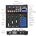 K-mxerpro 4 Channel Mixer With 48v Phantom Power,USB Audio Mixer Board For Live Show Streaming Recording Music Stage Karaoke