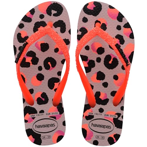 Havaianas Kids Slim Glitter II Flip Flops - Stylish Glitter Sandals - 11/12C Little Kid2