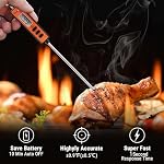 TempPro TP01A Digital Meat Thermometer with Super Long Probe, Kitchen Food Instant Read Thermometer for Cooking Liquid Deep Frying Oil Candy Brewing Wine Making (Previously ThermoPro)