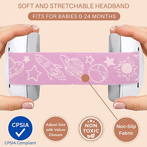 Baby Noise Cancelling Headphones For Baby 0-24 Months - Soundproof Baby Ear Muffs For Baby Ear Protection Helps Sleep Through Loud Noises - Baby Travel Essential Infant Ear Protection Baby Headphones #TOP4